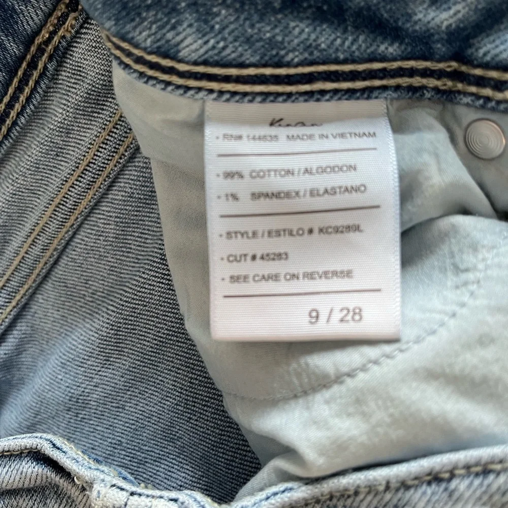 KanCan medium wash Blue wide leg Jeans - Picture 7 of 8